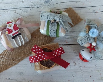 Goat's milk soaps in Christmas packaging, gift idea