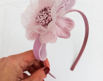 Headbands for girls, headband for girls with flower, elegant headband, for ceremony