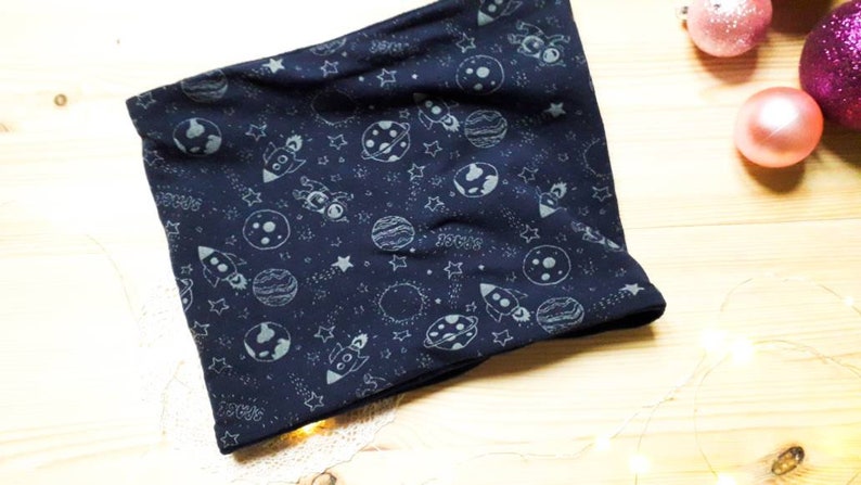 Sciarpa ad anello in maglia a coste - Nero/Spiderman - BAMBINO | H&M IT