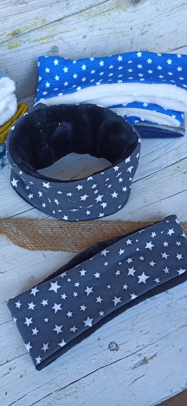 Headband for ears in Jersey and fleece, headband in various sizes for children image 6
