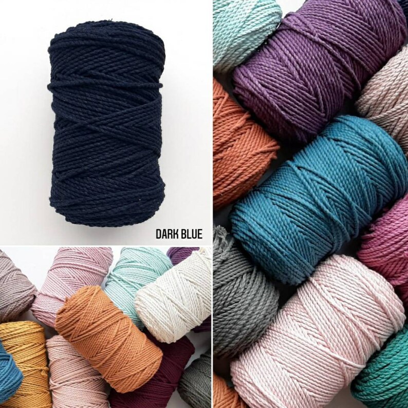 Macrame ROPE/ 3mm/ Macrame Cord/ Macrame Supplies/ Craft Etsy Canada