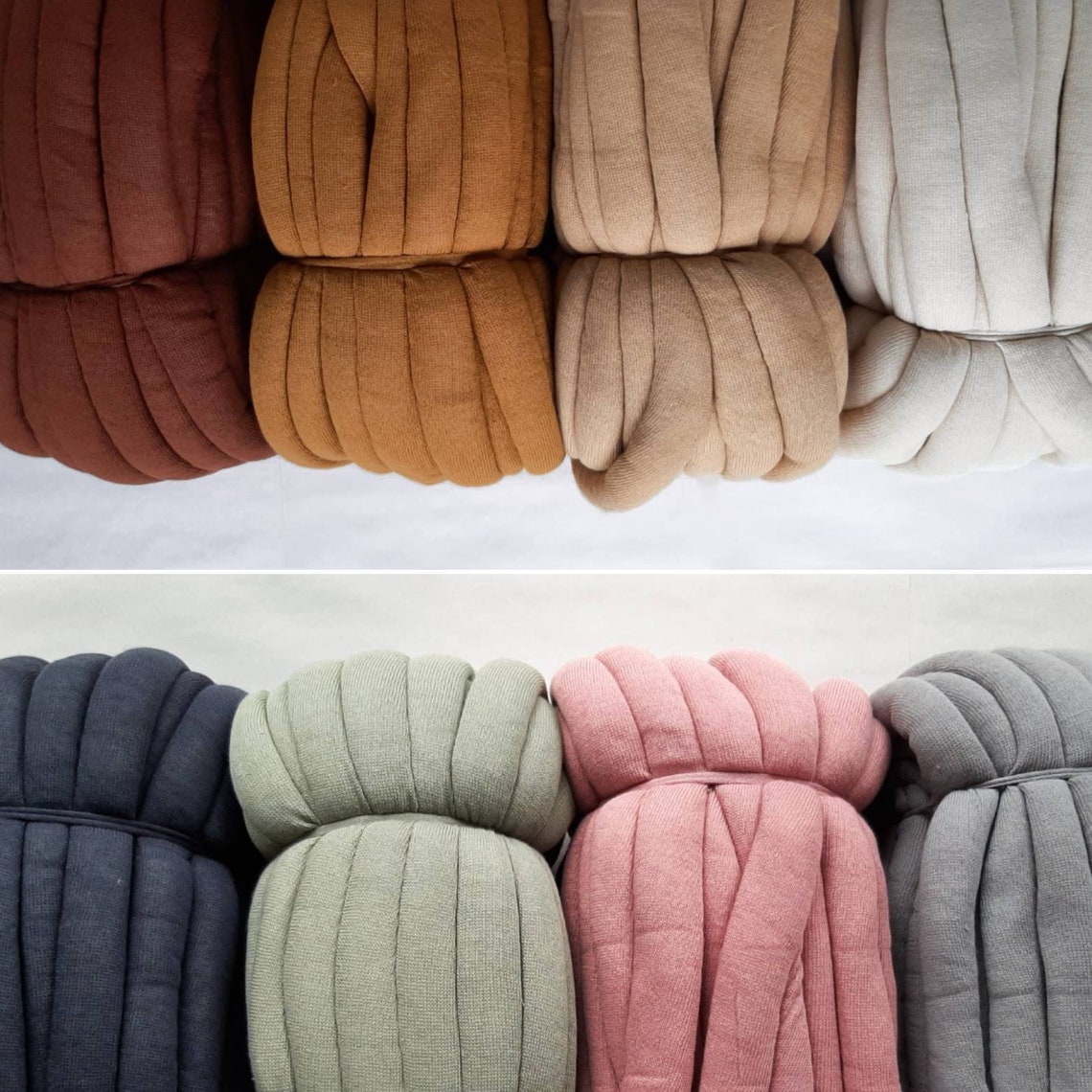 Chunky Cotton TUBE Yarn/ 30 Meters/ Jumbo Yarn/ Chunky Etsy Canada