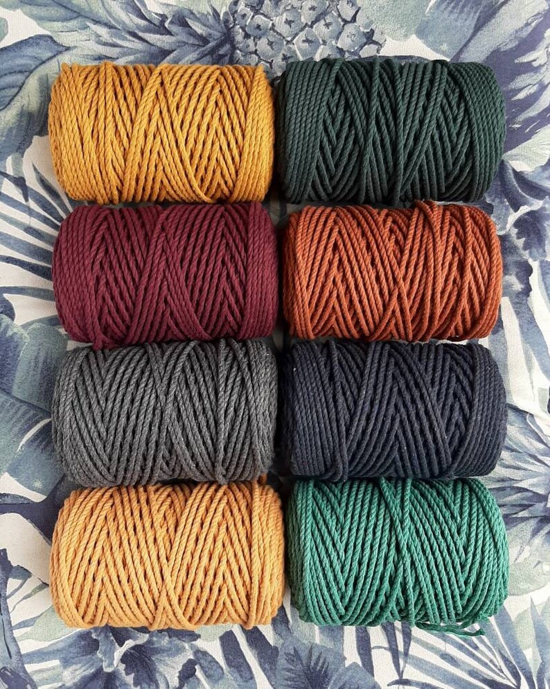 Macrame ROPE/ 4mm/ Macrame Cord/ Macrame Supplies/ Craft Etsy Canada