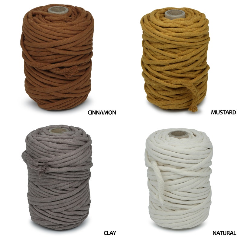 Macrame STRING/ 9mm/ Macrame Cord/ Macrame Supplies/ Cotton Etsy