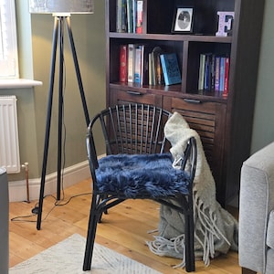 Premium echt schapenvacht zitkussen – zacht, ademend, natuurlijk comfort voor stoelen, auto's en rolstoelen