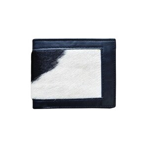 CARTERA DE CUERO DE VACA - Cartera de cuero delgada, Cartera plegable delgada, Cartera para hombre, Cartera hecha a mano, Regalo para novio, Regalo de aniversario para él