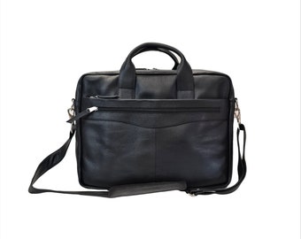 CUIR Bureau, Travail, Sac, Cuir fait main, Ordinateur portable, Sac messager, Porte-documents en cuir pour homme, Sac d'affaires en cuir marron, Cadeau pour lui