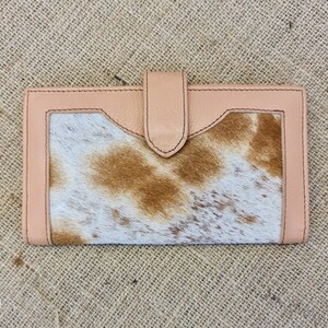 Cartera de damas / cosida a mano /bolso de cuero genuino de cuero de vaca /hecho a mano, regalo para ella