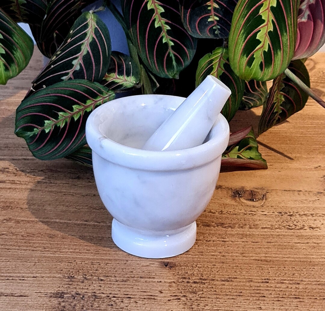 Handmade Pestle and Mortars Solid Marble Cook Like a Chef Etsy