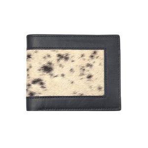 CARTERA DE CUERO DE VACA - Cartera de cuero delgada, Cartera plegable delgada, Cartera para hombre, Cartera hecha a mano, Regalo para novio, Regalo de aniversario para él