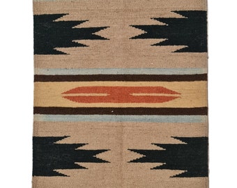 Handmade Kilim Rug ,Home Decor Living Room,Oriental, Traditional,(Multicolor) Rug