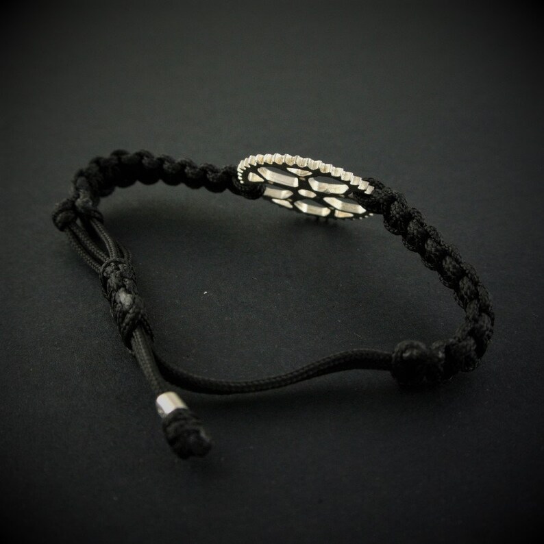 Bike chain ring bracelet PORTILLON Cycling jewelry by outdoorjewels.com