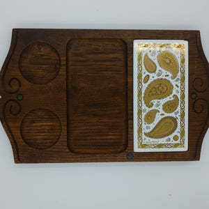 Georges Briard Mid Century wooden teak  cheese board/ serving tray