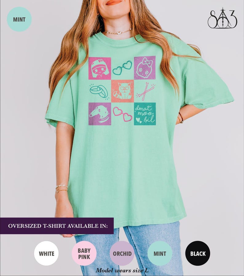 DMATMOOBIL Checkers, Dramione Shirt Sweater Crewneck Sweatshirt Pullover, Subtle Fanfic Lovers Merch, Fanfiction Gift, Funny Crookshanks Mint