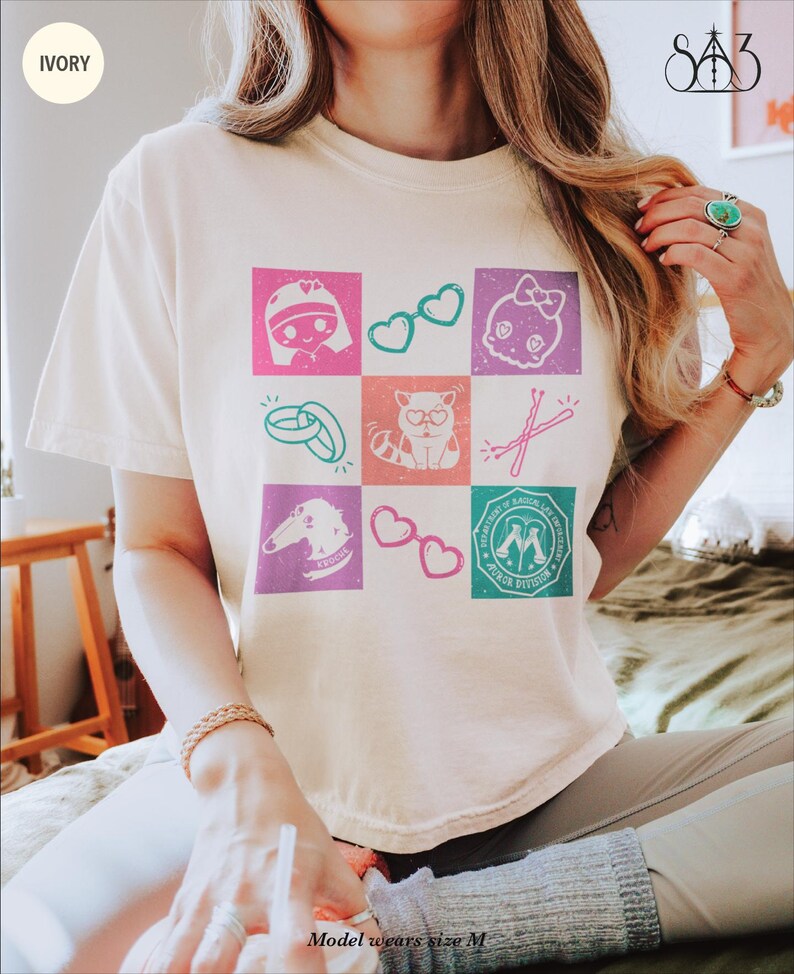 DMATMOOBIL Checkers, Dramione Shirt Sweater Crewneck Sweatshirt Pullover, Subtle Fanfic Lovers Merch, Fanfiction Gift, Funny Crookshanks Ivory