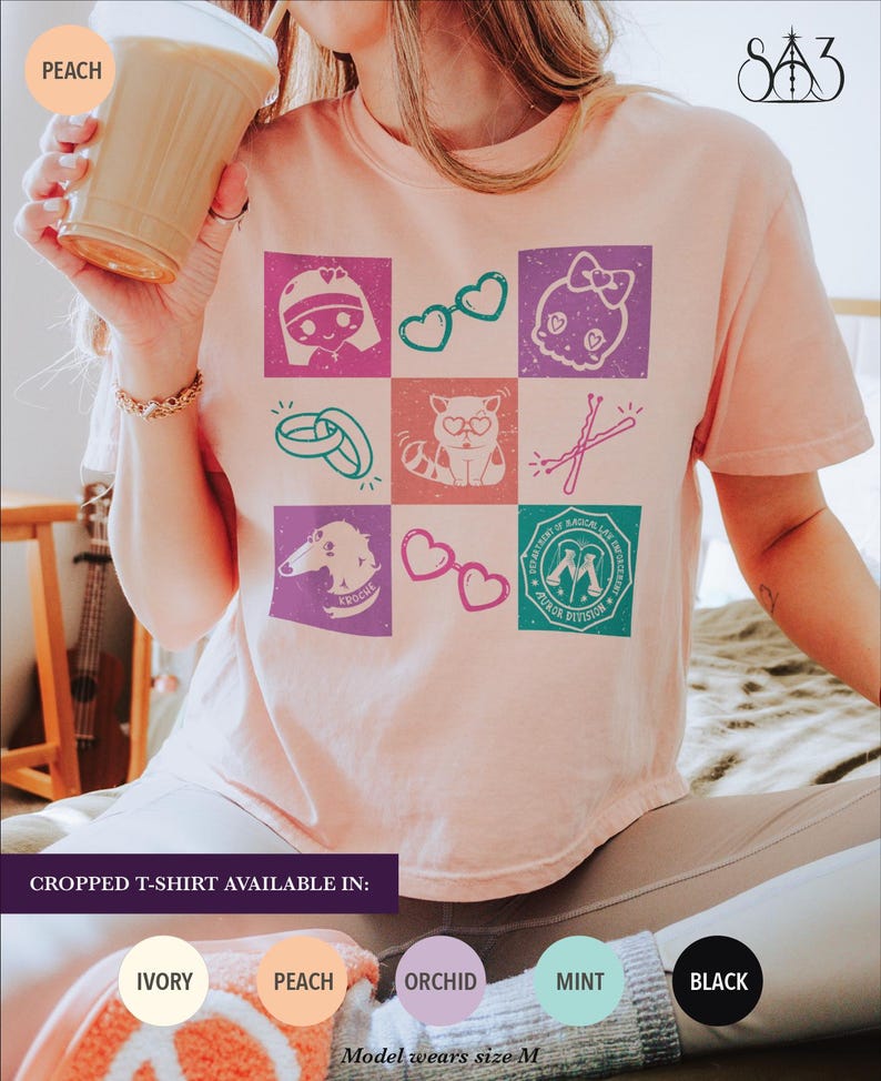 DMATMOOBIL Checkers, Dramione Shirt Sweater Crewneck Sweatshirt Pullover, Subtle Fanfic Lovers Merch, Fanfiction Gift, Funny Crookshanks Peach