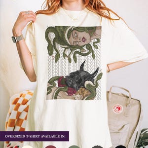 The Demon and Medusa, Dramione Shirt Sweater Crewneck Sweatshirt, Subtle Fanfic Lovers Merch, Bookish Fanfiction Gift, Secrets and Masks Ivory