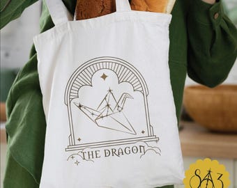 Crane Constellations Dramione Tote Bag, Fanfic Lovers Merch, Bookish Fanfiction Gift, Reusable Canvas, Dramione Book Club, Manacled Draco