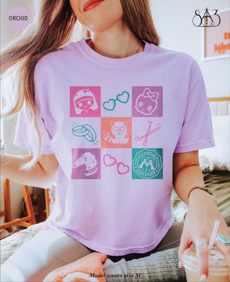 DMATMOOBIL Checkers, Dramione Shirt Sweater Crewneck Sweatshirt Pullover, Subtle Fanfic Lovers Merch, Fanfiction Gift, Funny Crookshanks Orchid