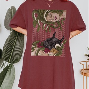The Demon and Medusa, Dramione Shirt Sweater Crewneck Sweatshirt, Subtle Fanfic Lovers Merch, Bookish Fanfiction Gift, Secrets and Masks imagem 3
