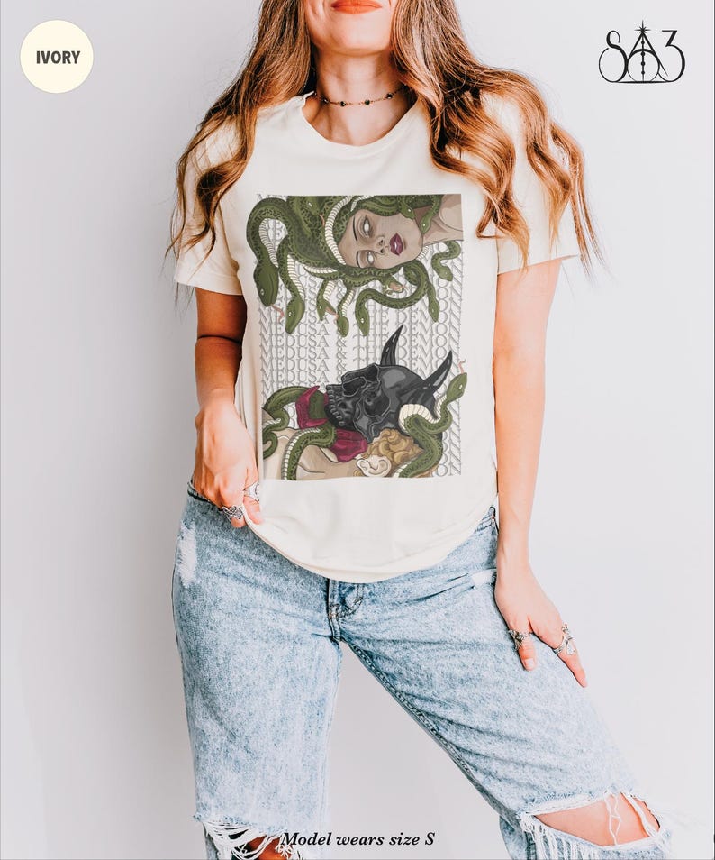 The Demon and Medusa, Dramione Shirt Sweater Crewneck Sweatshirt, Subtle Fanfic Lovers Merch, Bookish Fanfiction Gift, Secrets and Masks imagem 7