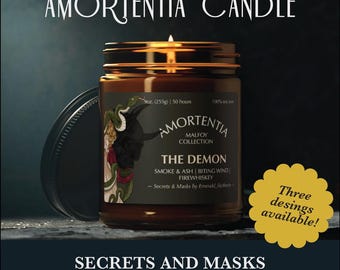 Secrets and Masks Amortentia Candle, Dramione Fanfiction, Smells Like Candle, Fanfiction Merch, Library Home Decor, Bookish Gift, Wizarding