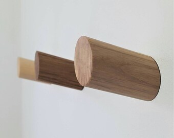 Handmade wooden Floating Coat Hook