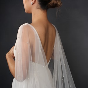 Wedding Dress Overlay Wedding Shoulder Cover Bridal Beaded - Etsy