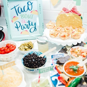 Taco Tuesday, Taco Night Printable Bundle, Cinco De Mayo Party Decor, Taco Party Decor