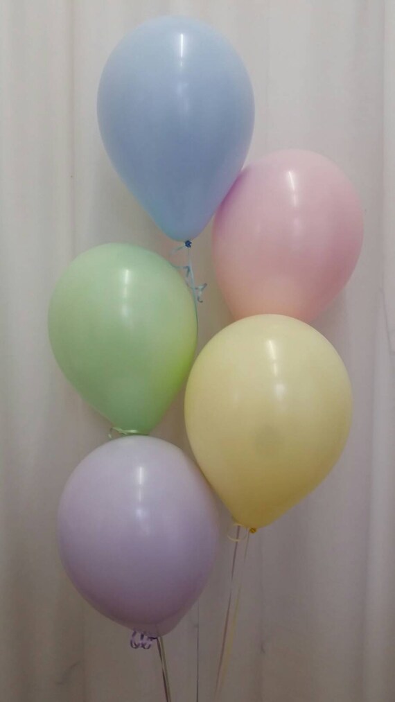 Pastel Mix Pretty Mix Of Pastel Coloured Balloons Pink Etsy