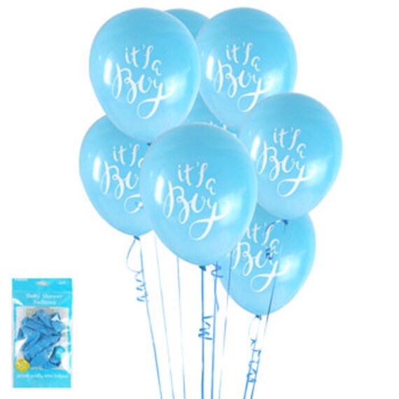 Its a Boy Balloons Baby Boy Balloons cute blue balloon Etsy