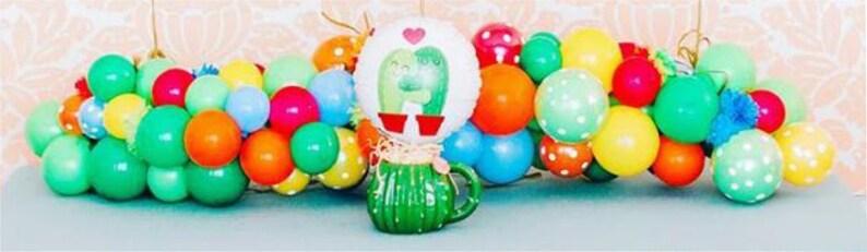 Balloon Decoration Mexican DIY DIY Mini Balloon Garland Balloons Fiesta Balloon Garland Mexican Party