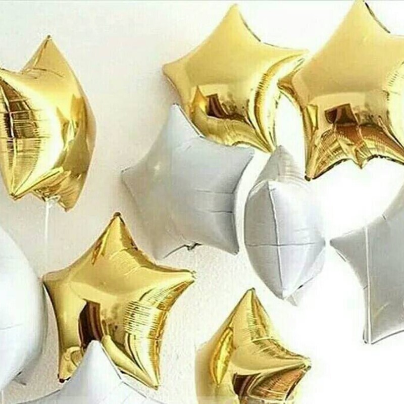Balloon Weight Star Gold Holographic main image 0