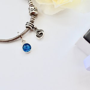 Ashes in glass charm