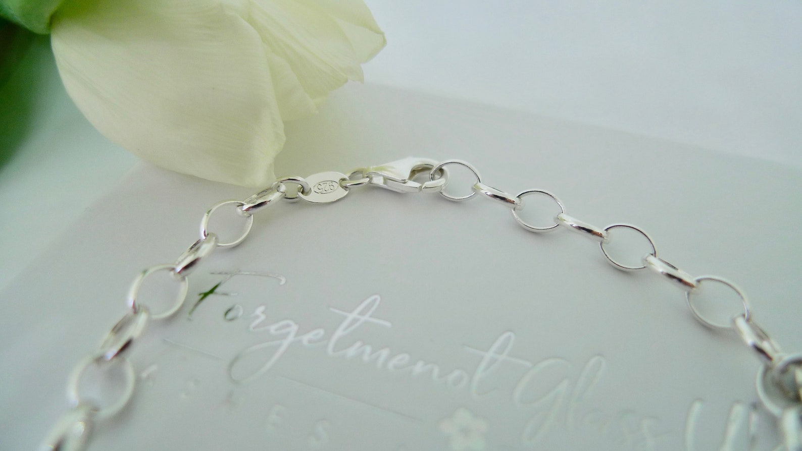 Ashes Silver Charm Bracelet Cremation Jewelry Etsy