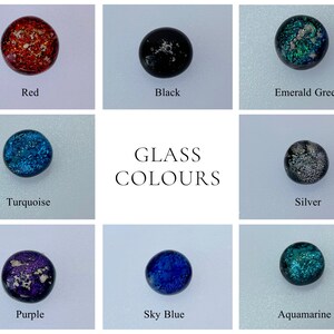 Cremation jewellery. Ashes in glass. Pet memorial jewellery. Memorial jewellery. Pet ashes jewellery. Pet ashes stud earrings. image 7