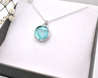 Ashes in Glass ' close to my heart' necklace