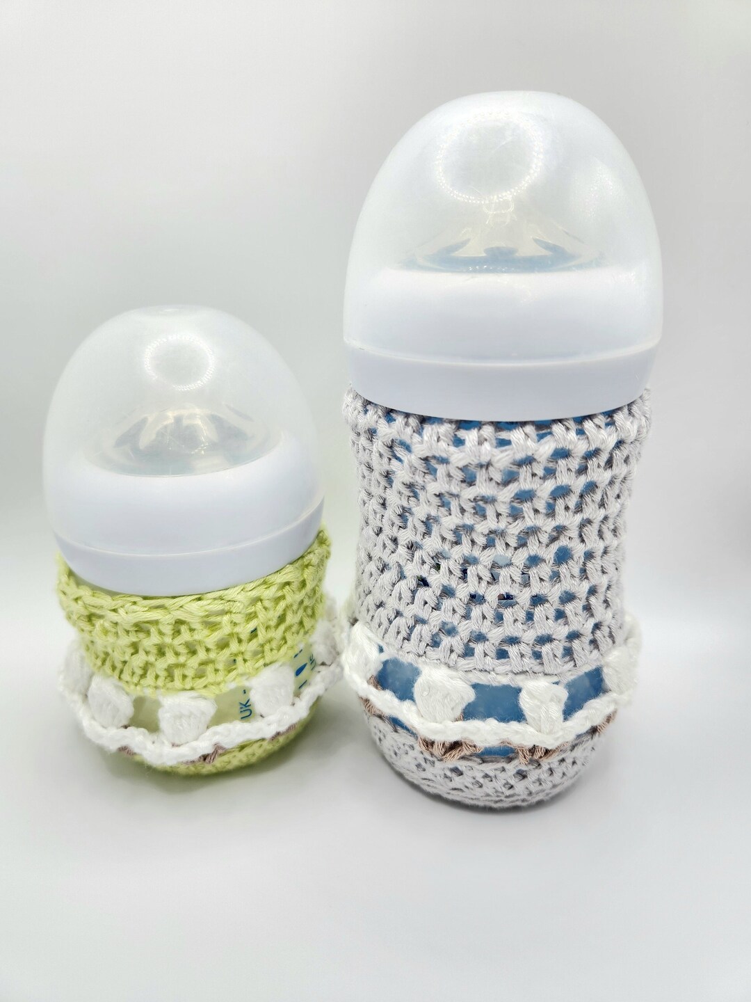 Ice Cream Inspired Baby Bottle Cover, Baby Bottle Sleeve, Glass Bottle