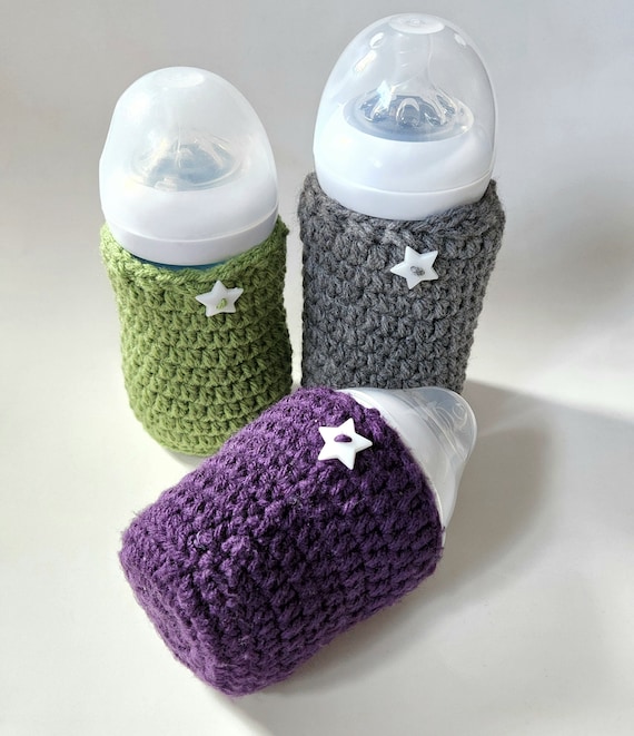 Baby Bottle Warmer-crochet Bottle Cover-baby Bottle Holder-glass Baby Bottle  Sleeve-gift for Baby-bottle Sleeve-avent Cover-baby Accessory 