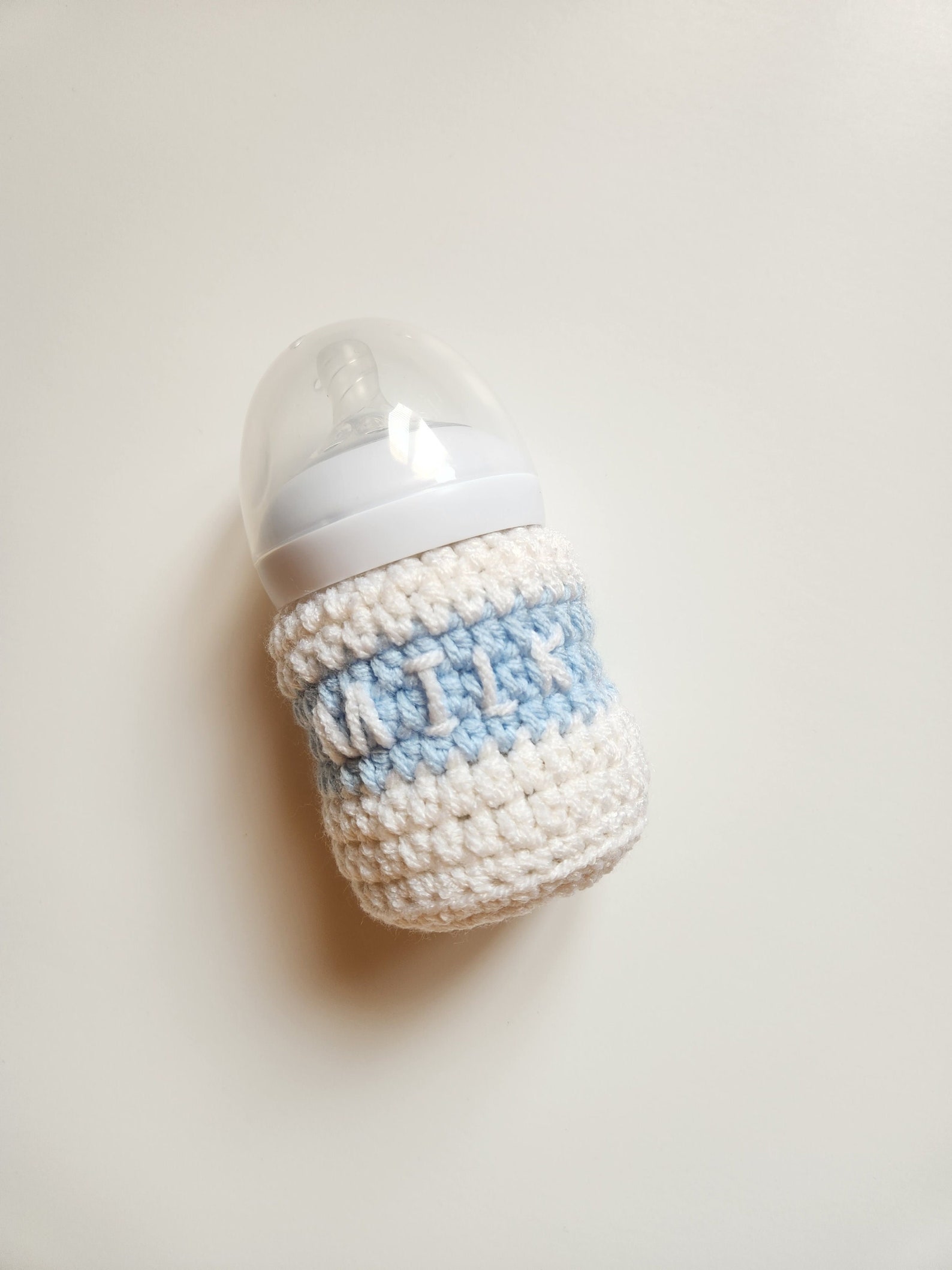 Baby feeder Cover Baby / Milk Bottle Plush Pouch Soft Cover In Yellow Color main image 1
