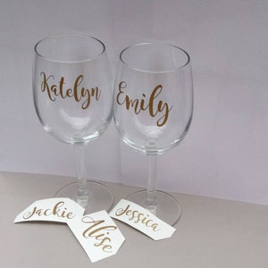 Benutzerdefinierter Namensaufkleber für Glas / DIY-Aufkleber.