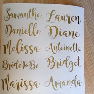Adesivo con nome personalizzato per vetro - Adesivo personalizzato per vino, champagne fai da te