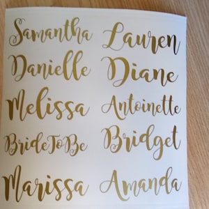 Custom name decal for glass / DIY Decal.