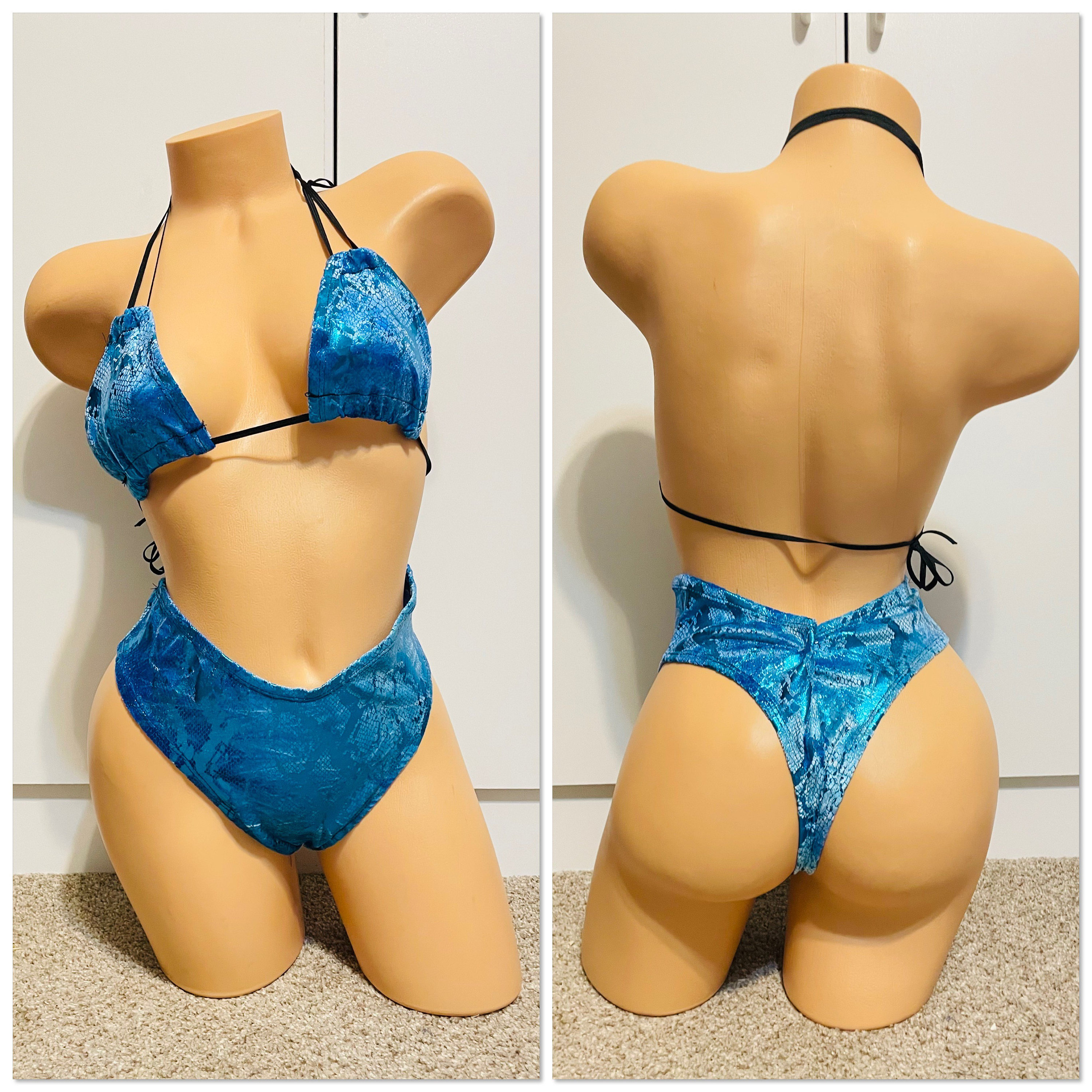 WAP Exotic Dancer Dancewear Sexy Stripper Exotic Wear Bikini Set U Choose  Size