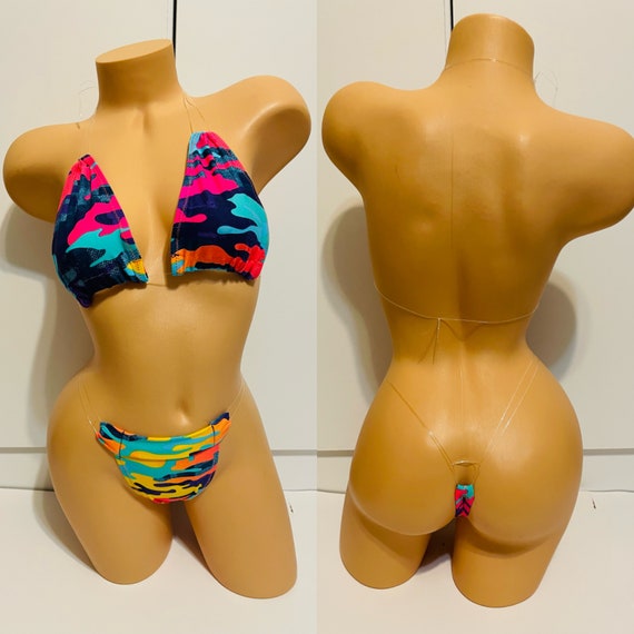 NkaneDesigns Designer Exotic Dancewear Bikini Set | Stripper Dance Outfits