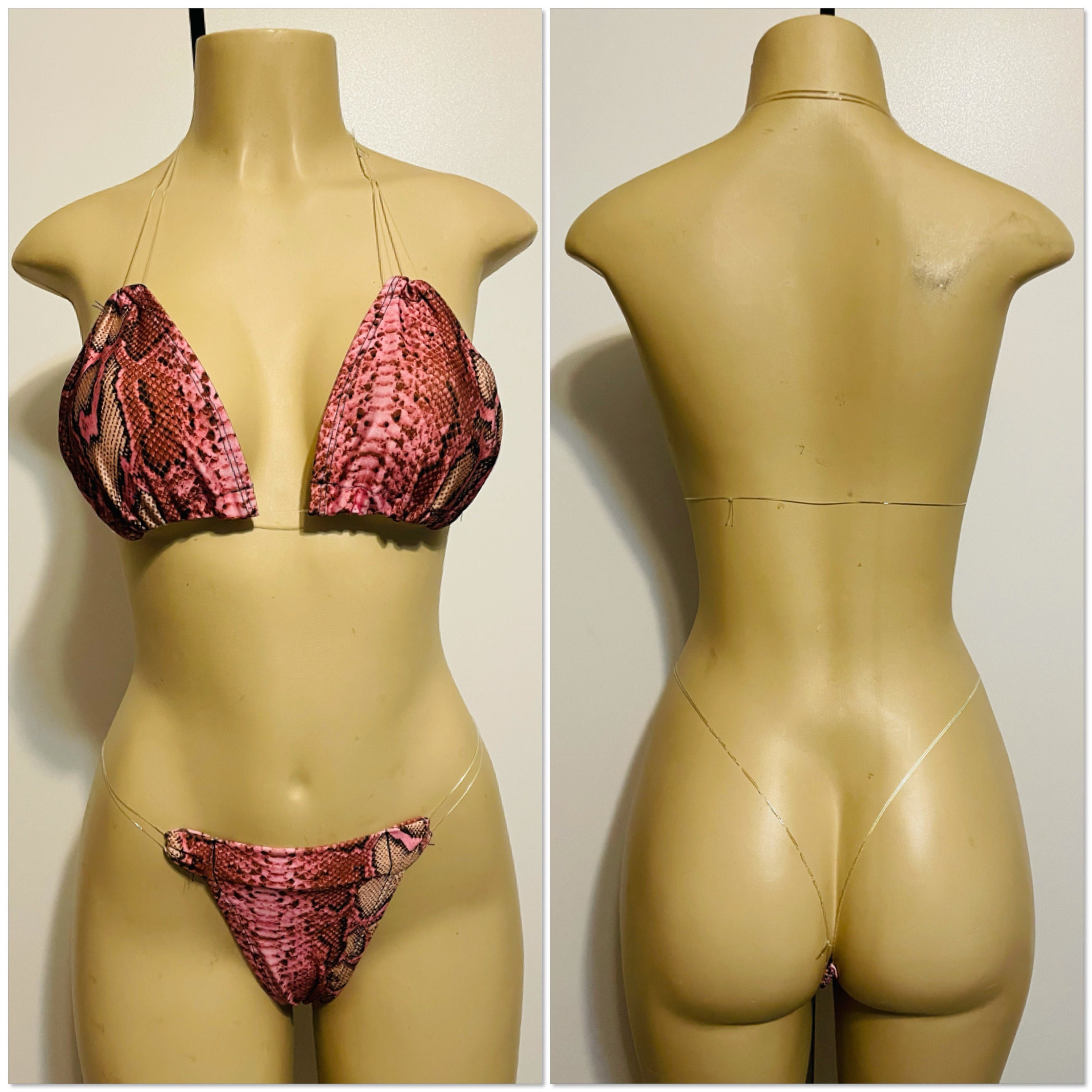 Exotic Dancewear Two Piece Bikini Outfit. Stripper Dance - Etsy