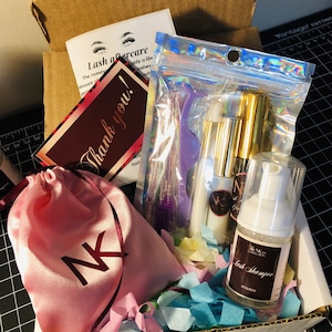Lash Care Kit: Shampoo, Pinzette, Bürste & Mehr