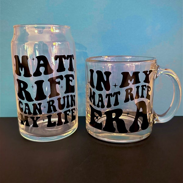 Matt Rife / Matt Rife cup / Matt Rife Mug / In My Matt Rife Era / Libbey Coffee Mug / Matt Rife Libbey Can Glass/ probleMATTic world tour