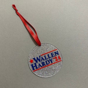 Morgan Wallen and HARDY Ornament / Wallen Hardy ‘24 / Wallen Hardy Ornament / Country music Ornament / country music Christmas ornament