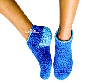 Crochet Socks Pattern - Women's Sizes PDF (Digital Download)